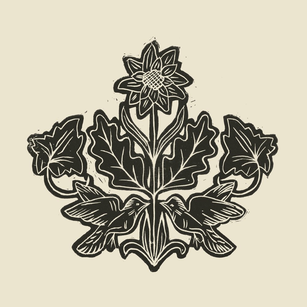 優雅な花と鳥 作： 