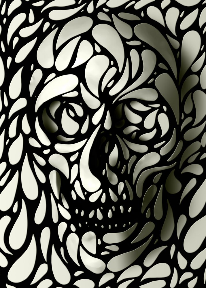 影の頭蓋骨の形成 作： 