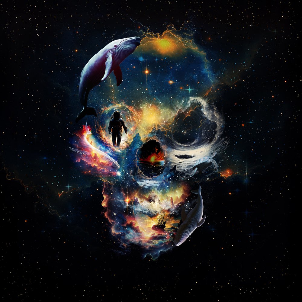 宇宙クジラの頭蓋骨 作： 