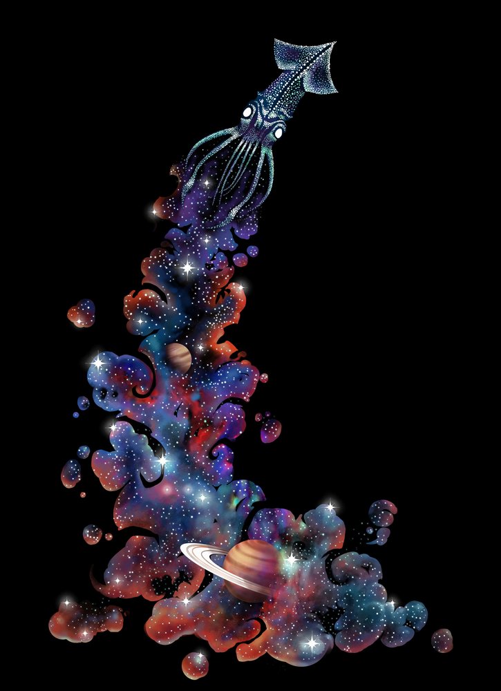 宇宙のイカ 作： 