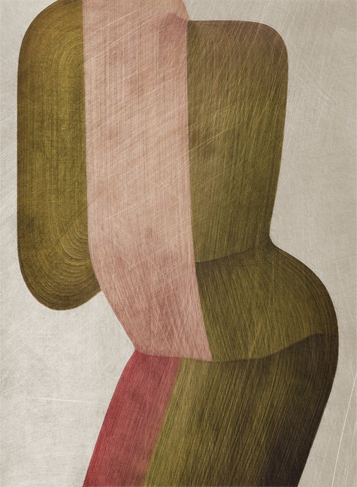 流れるような抽象的な造形 作： 