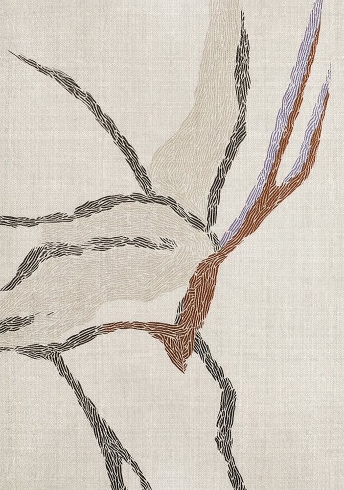 流れるような有機的なフォルム 作： 