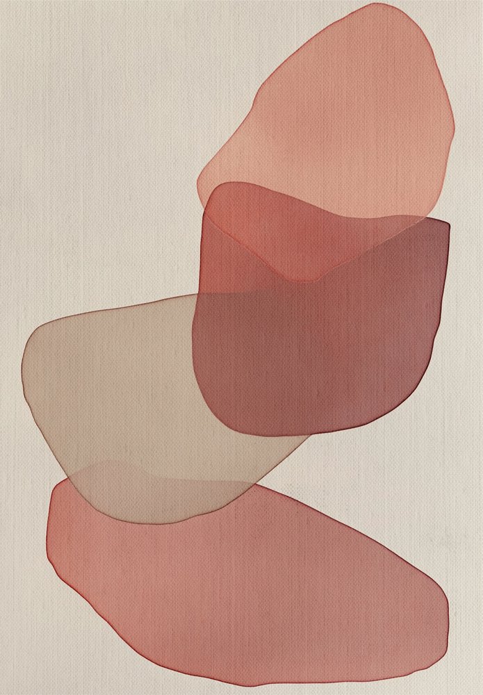 優美に重なり合うフォルム 作： 