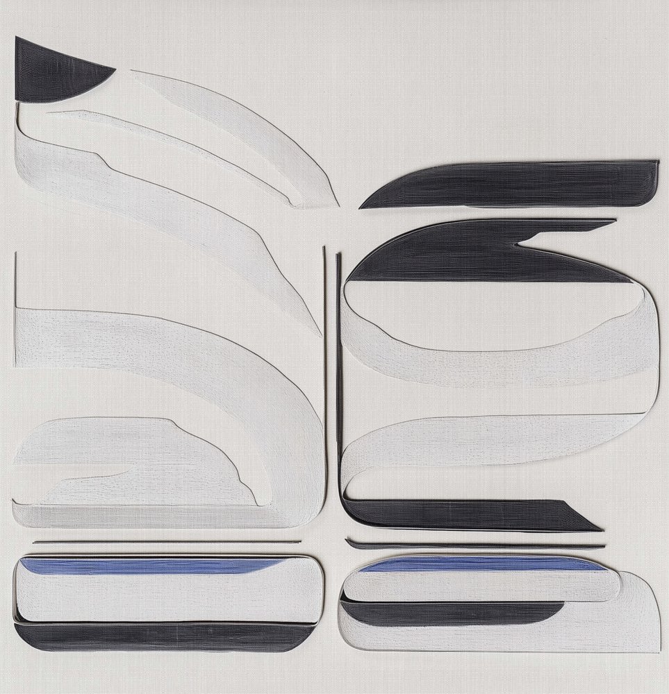 モダンな抽象的な形 作： 