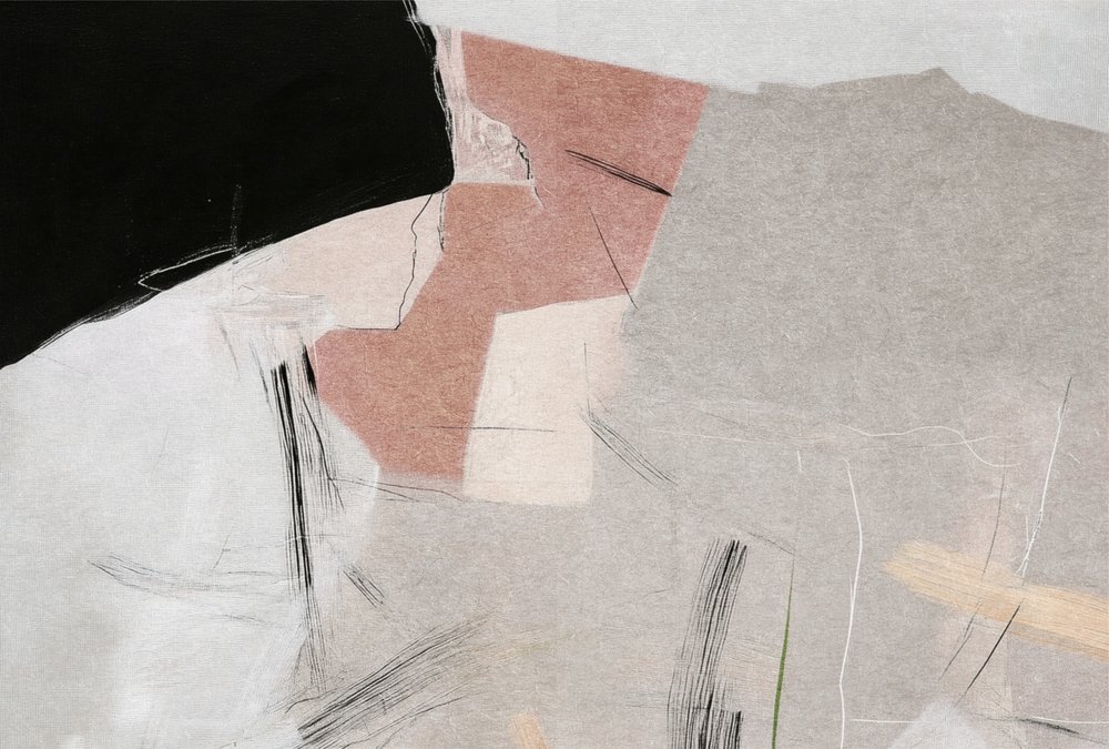 落ち着いた抽象的な構図 作： 