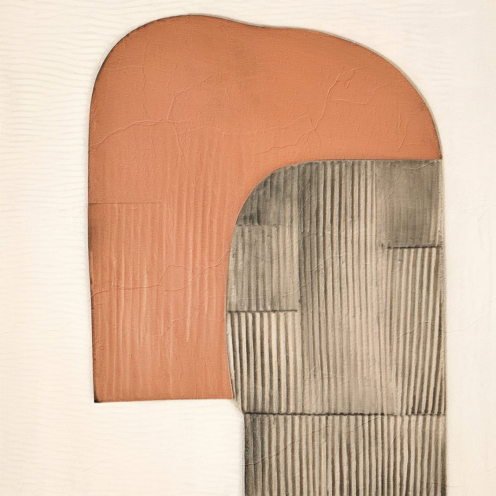 リブ付きテラコッタ型 作： 