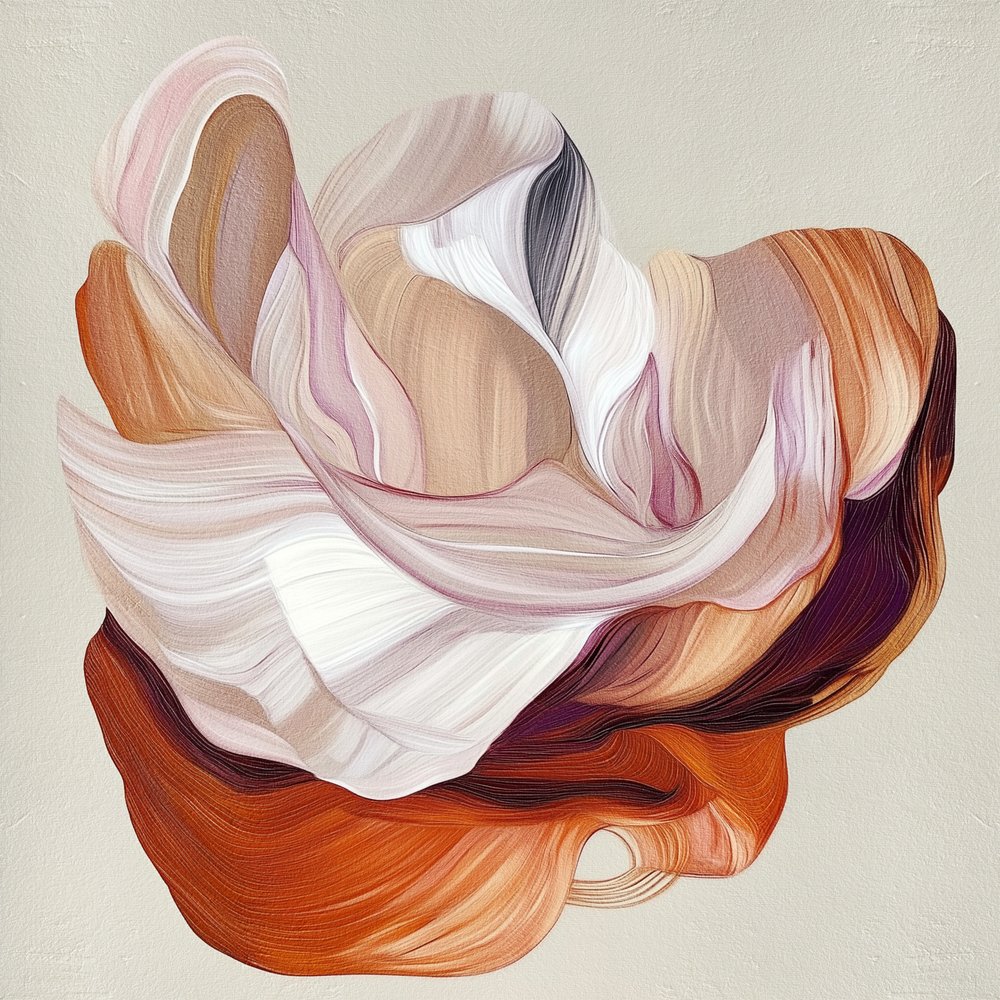 柔らかく渦巻く形 作： 