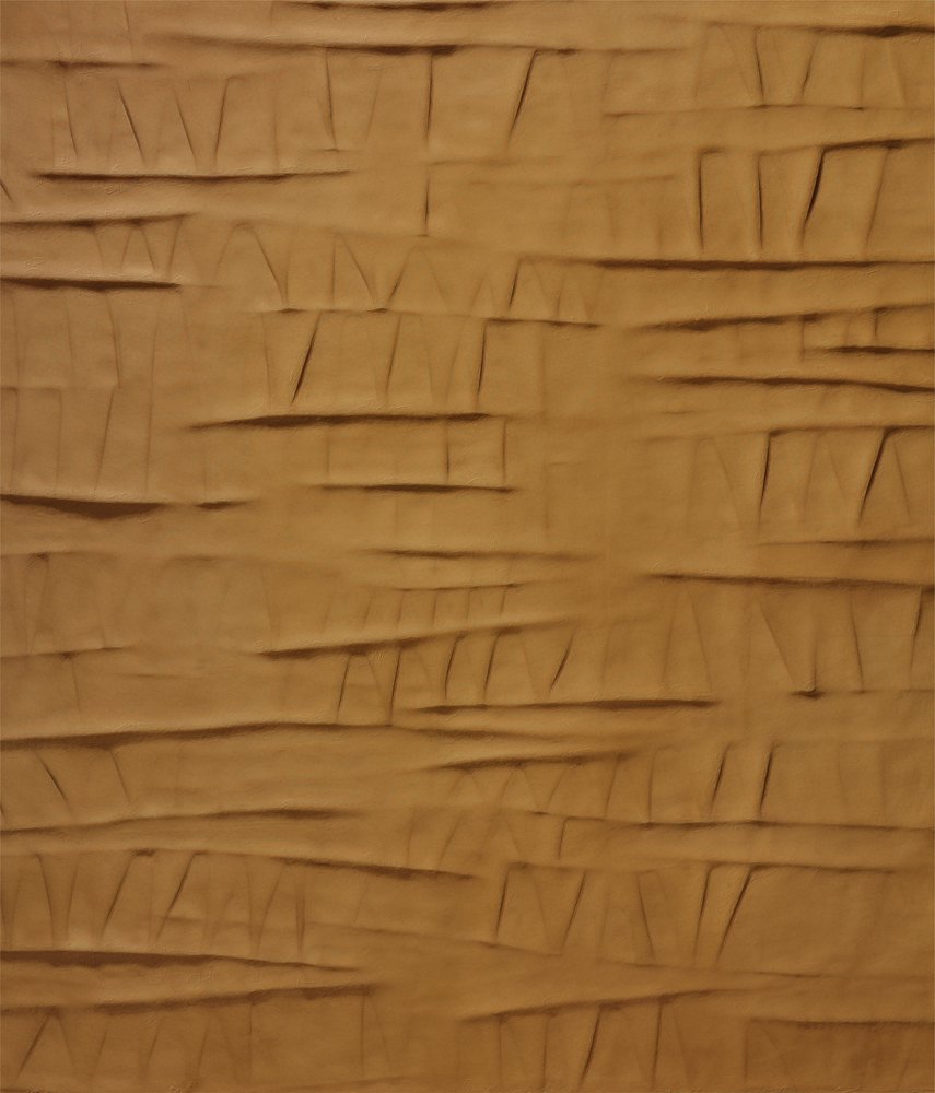 温もりのあるアースカラーの柄 作： 