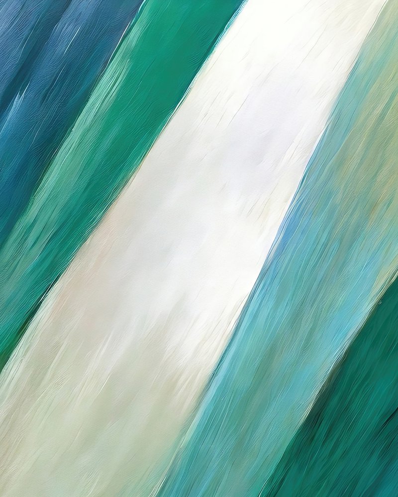 抽象的な青と緑のストライプ 作： 