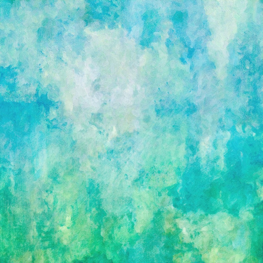 クールな青緑 作： 