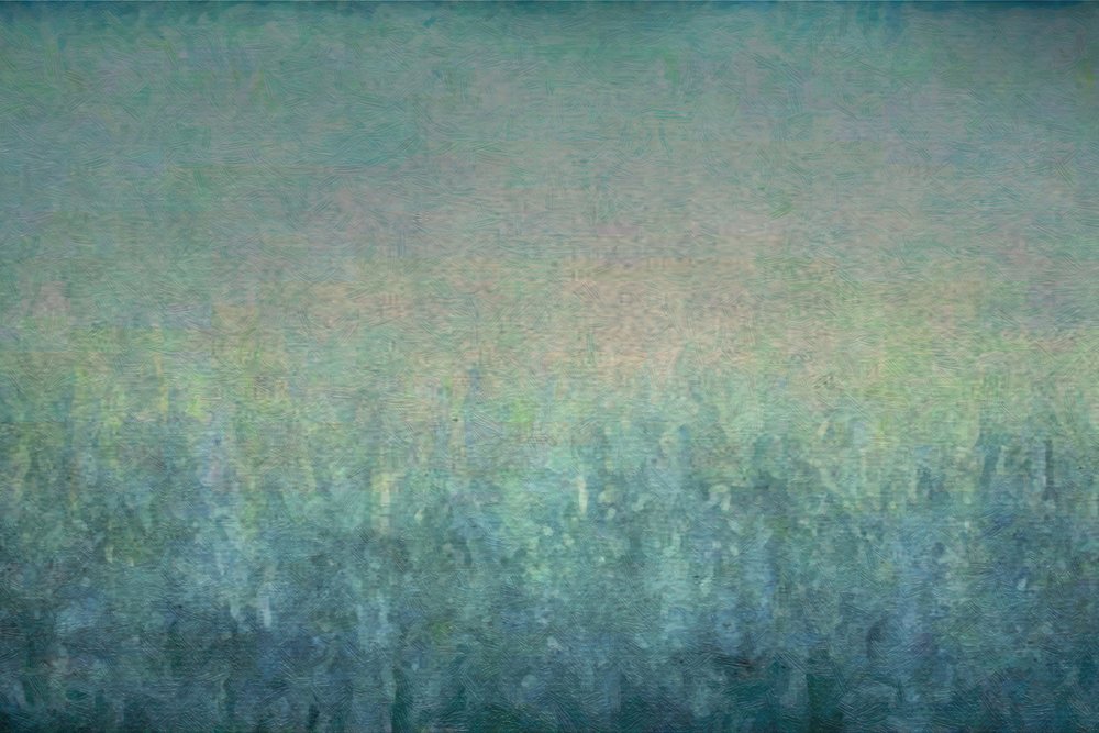 夢のような霧の風景 作： 