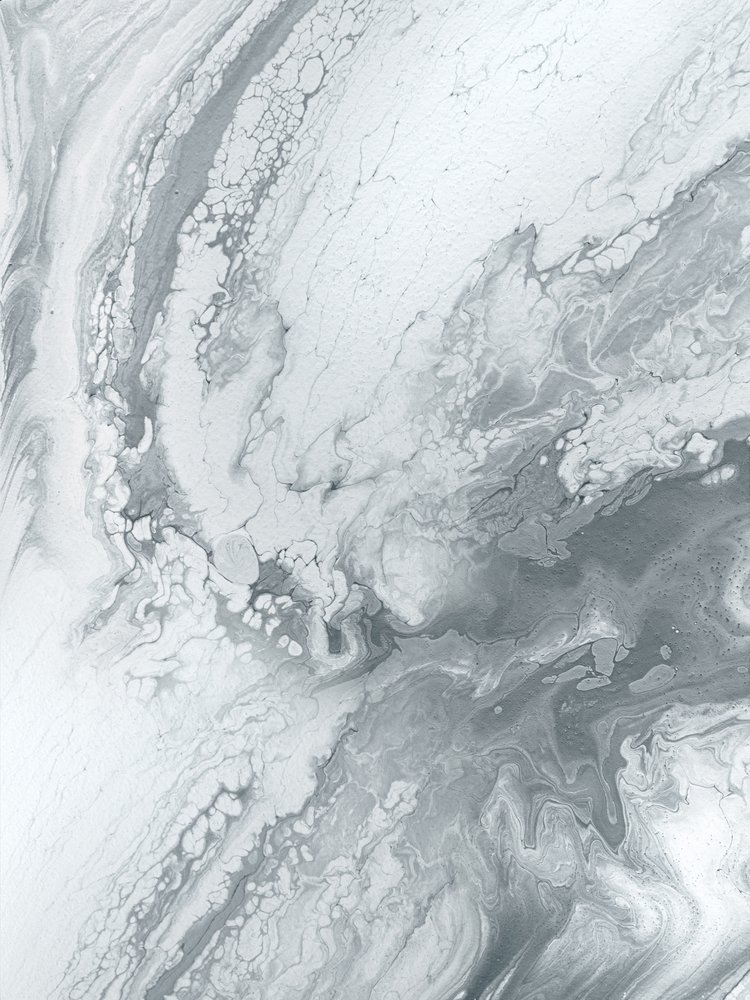 優雅なグレーの渦模様 作： 