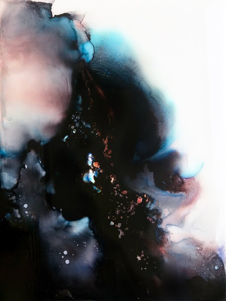 幻想的なインクの流れ 作： 