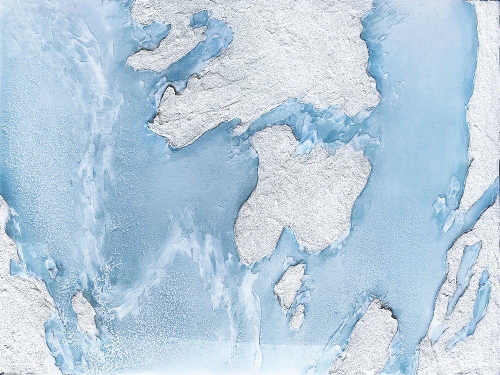 氷河の青い流れ 作： 