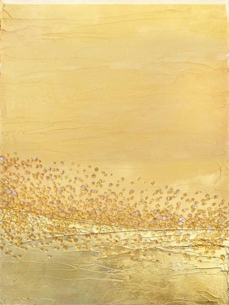 輝くゴールドの質感 作： 