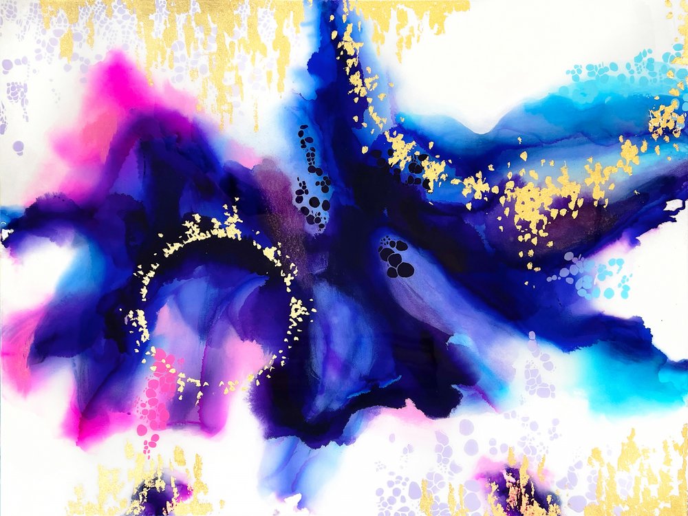 鮮やかな宇宙の渦 作： 