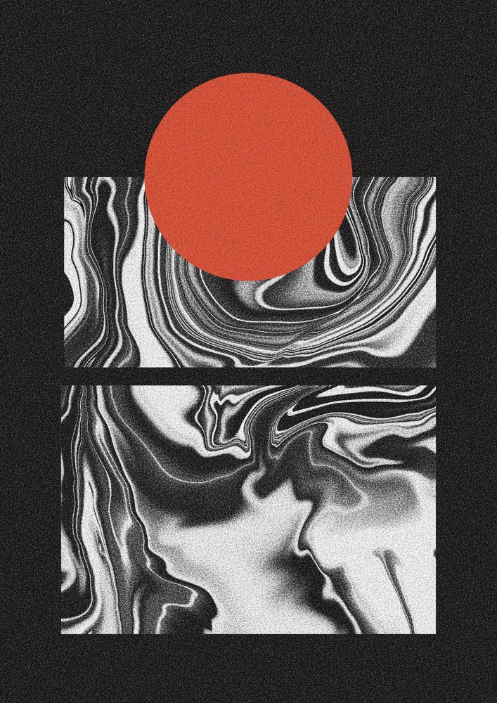 レッド・サン・マーブル・フロー 作： 