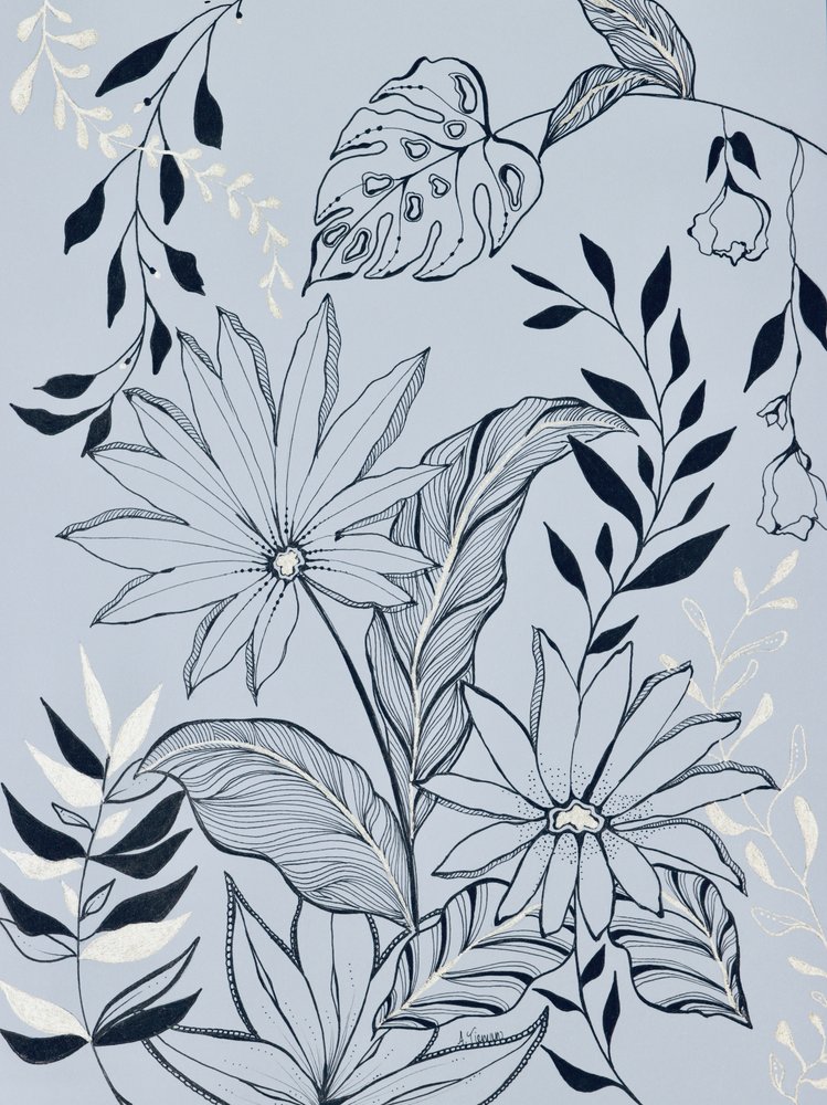 穏やかな熱帯の緑 作： 