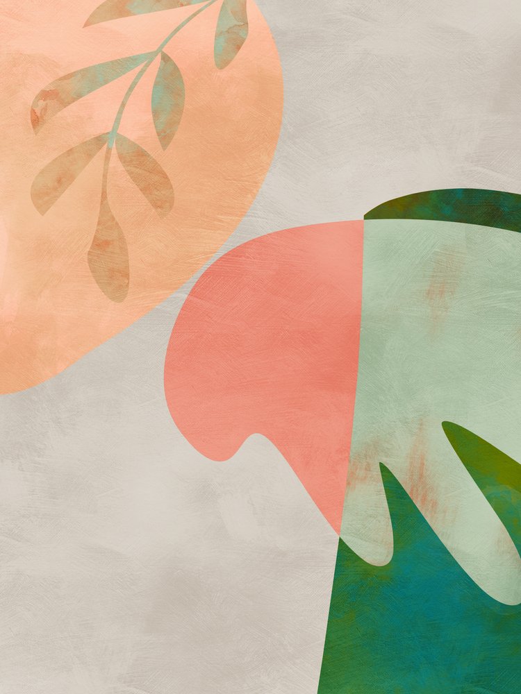 葉っぱを切り抜く 作： 