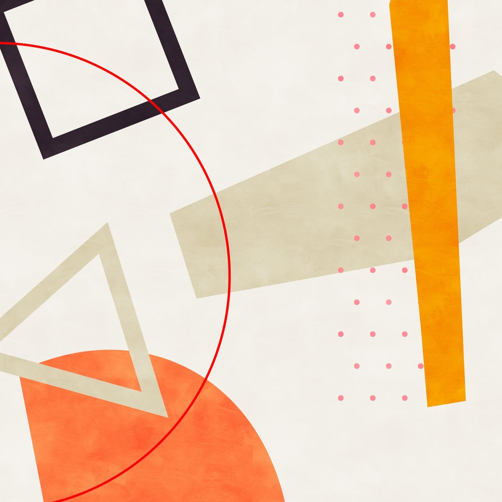 バウハウス中期 幾何学 6 作： 