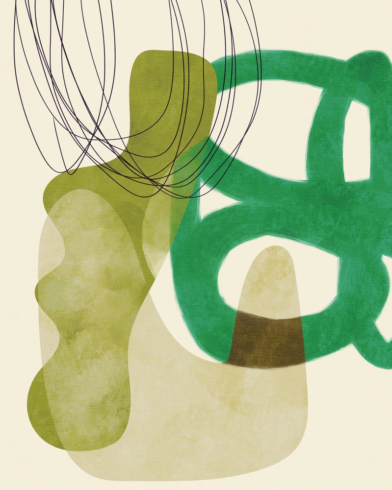 ペイントライン グリーン・タン コピー 作： 