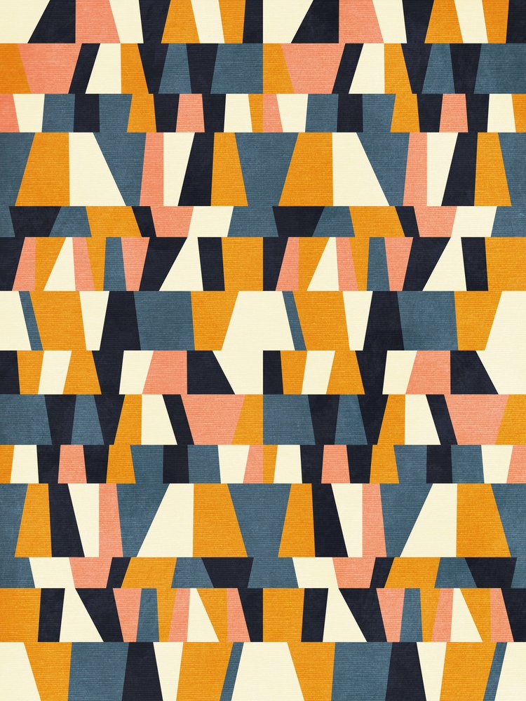 レインボー・プラス・シェイプス  ブルー・マスタード14 作： 