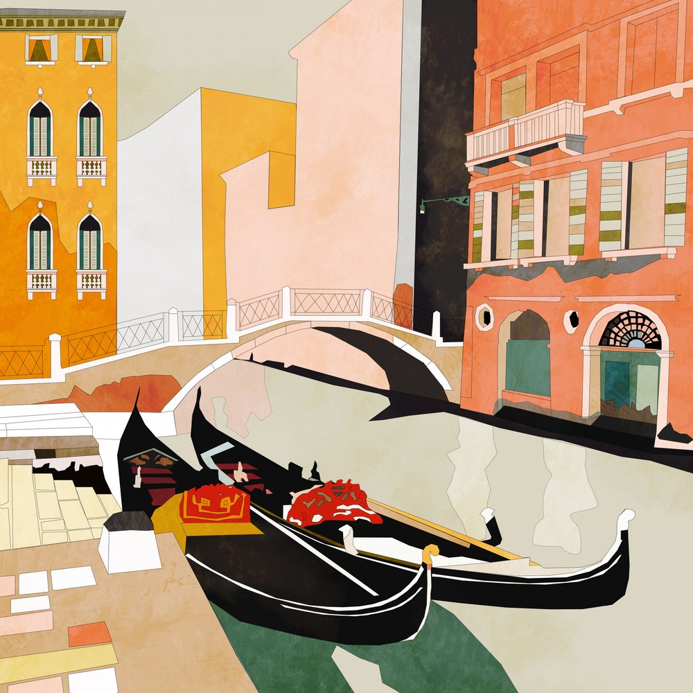 ヴェネツィアのゴンドラ 作： 