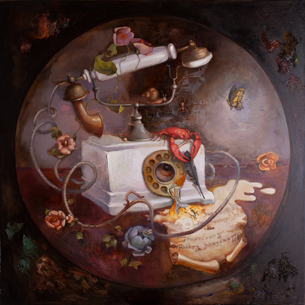 シュールな電話のビジョン 作： 