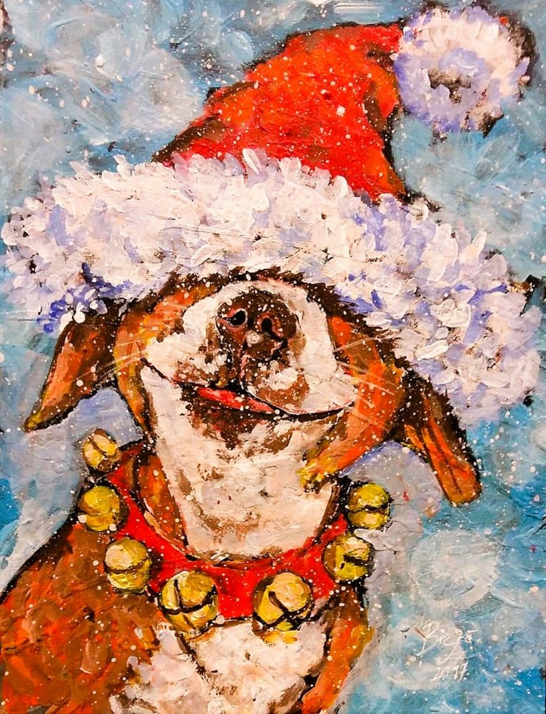 メリークリスマス、ワンちゃん 作： 