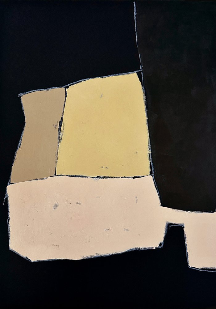 抽象的なカラーブロック 作： 