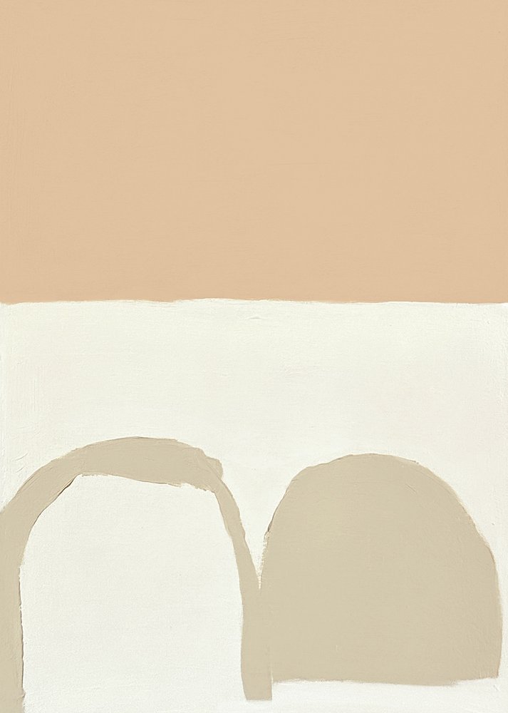 柔らかなニュートラルな風景 作： 