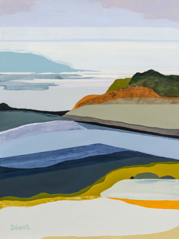 「沿岸の風景」の抽象画 作： 