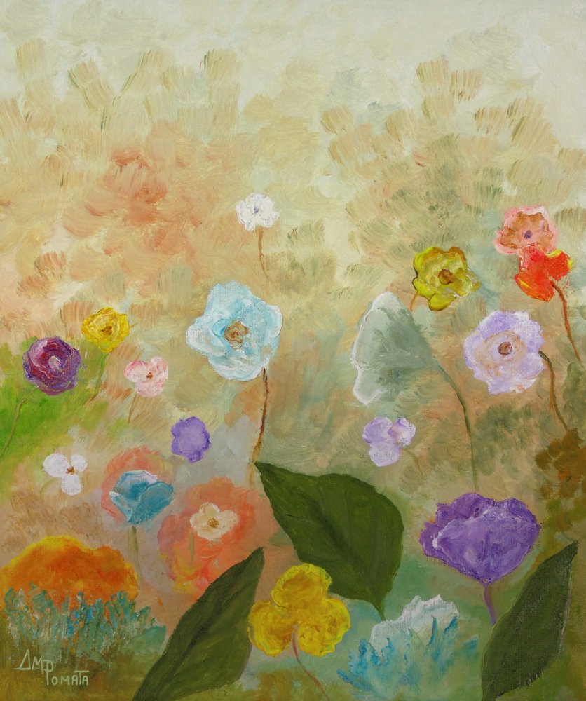 幻想的な花畑 作： 