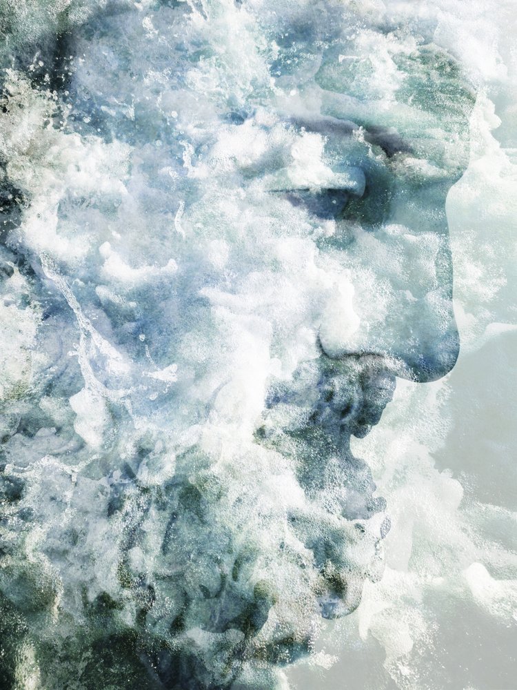 海の神の顔 作： 