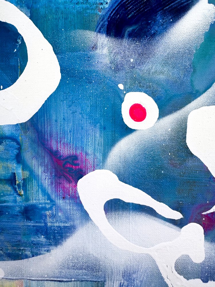 鮮やかな青の造形 作： 