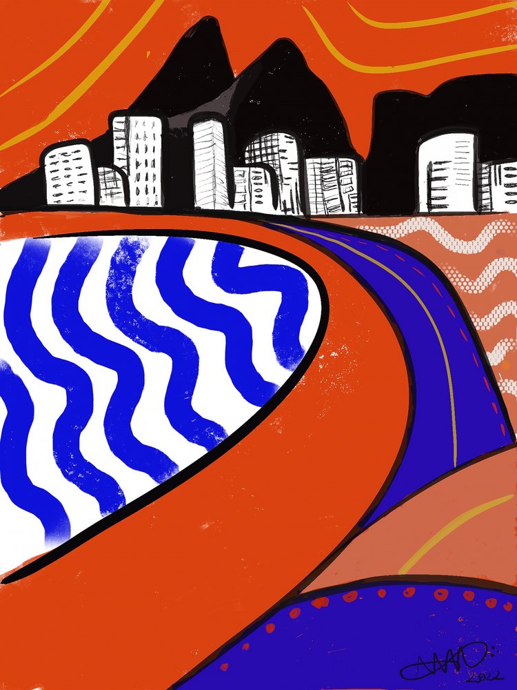 活気あふれる海岸沿いの街を巡る旅 作： 