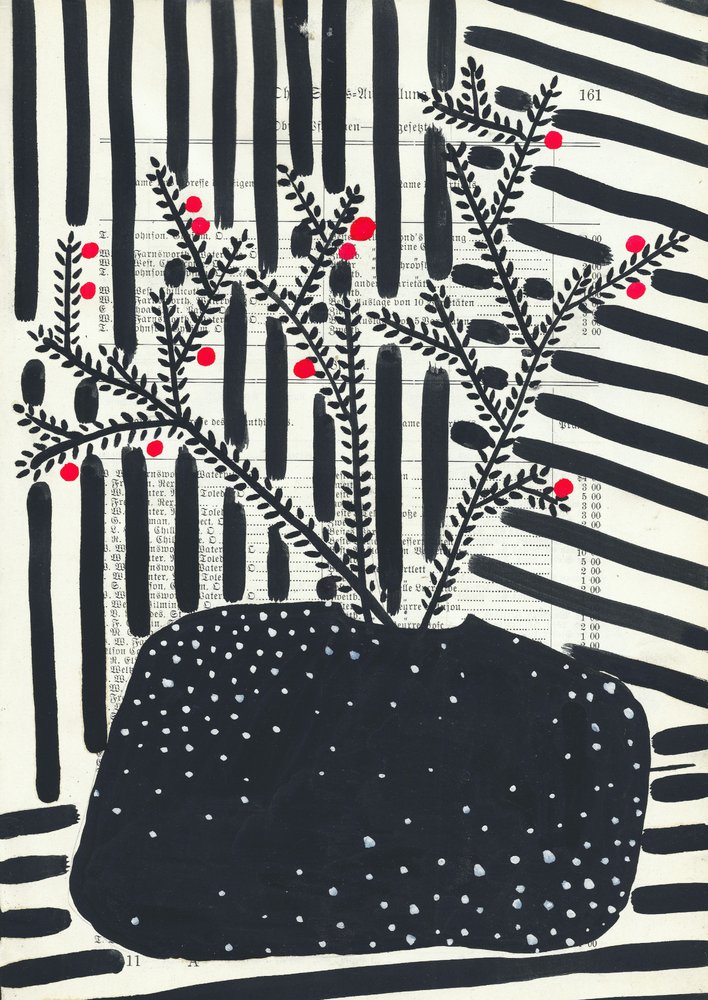 ベリーの静物画 作： 