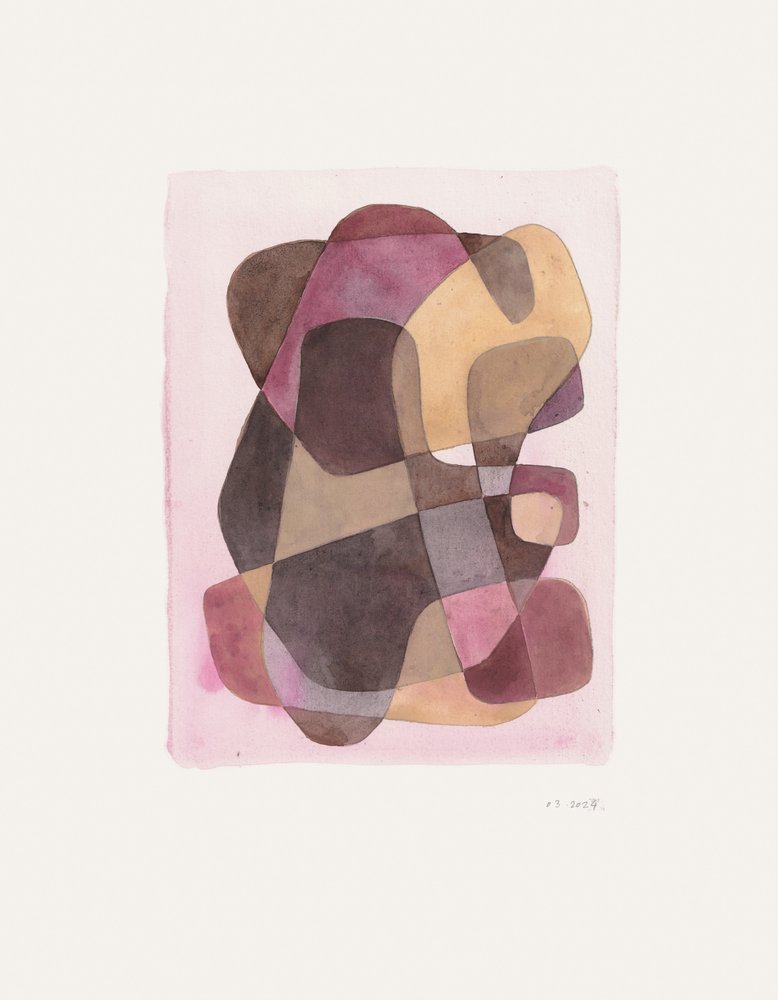 柔らかな有機的抽象 作： 