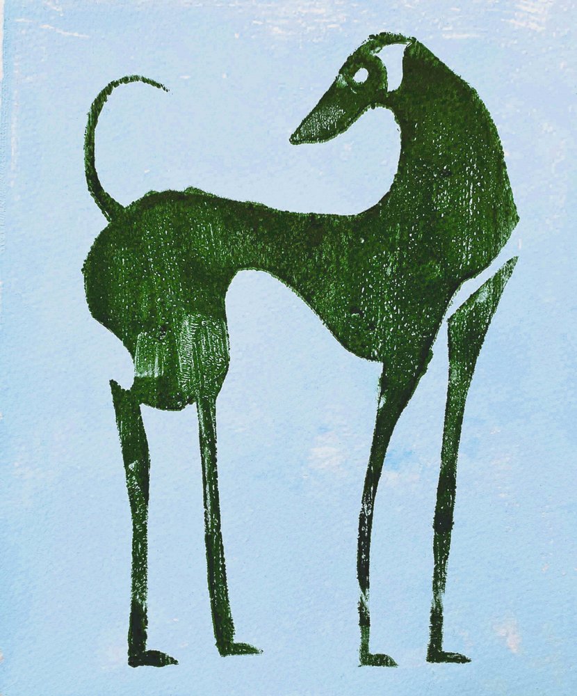 優雅な砂漠の犬 作： 