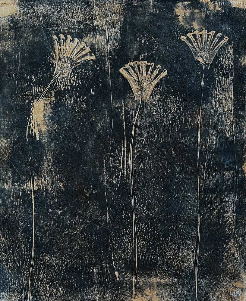 ティール色の花 作： 
