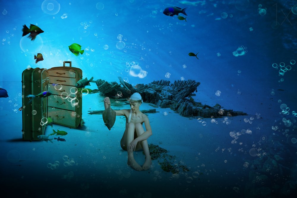 水中の夢の世界 作： 