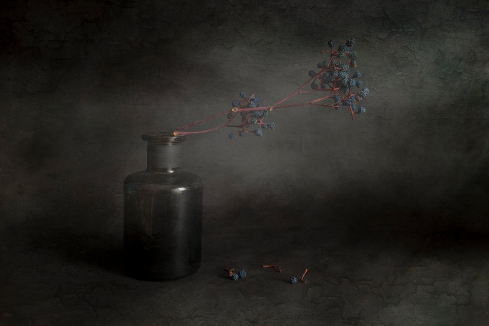 ダークベリーの静物画 作： 