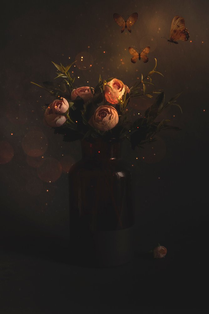 魔法の花の蝶々 作： 