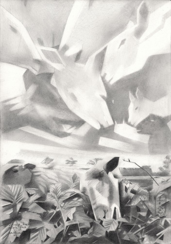  作： 