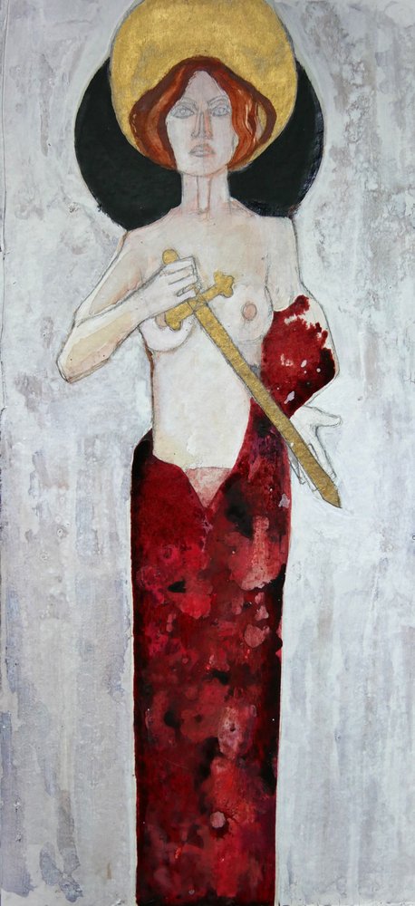 剣を携えた女神 作： 