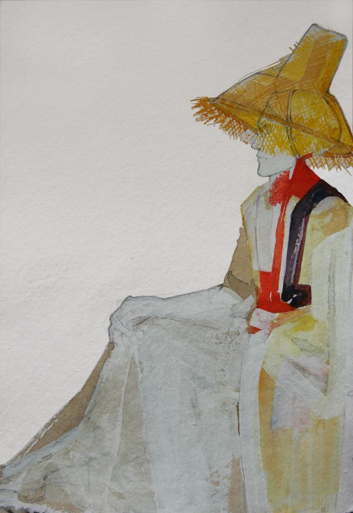 麦わら帽子の男 作： 