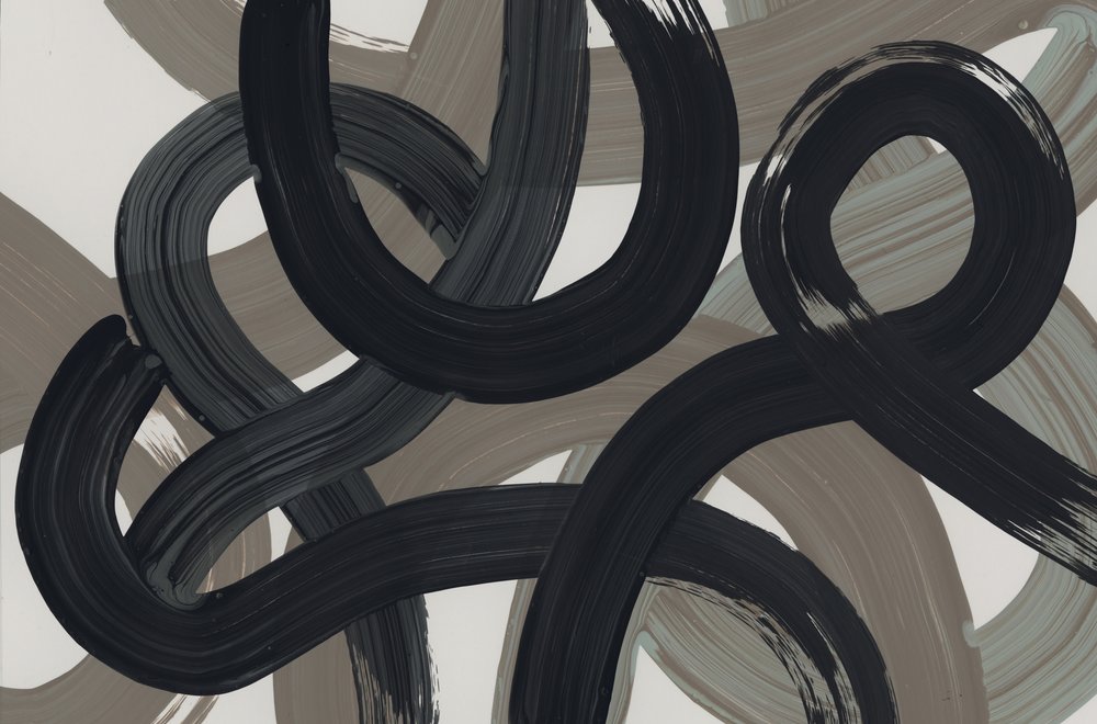 絡み合う線画 作： 