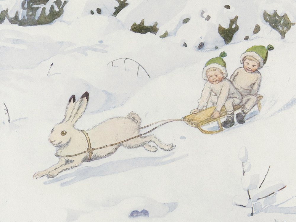 雪うさぎ 作： 