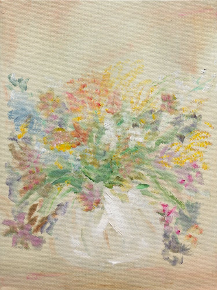 色とりどりの花束 作： 
