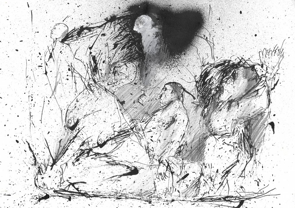  作： 